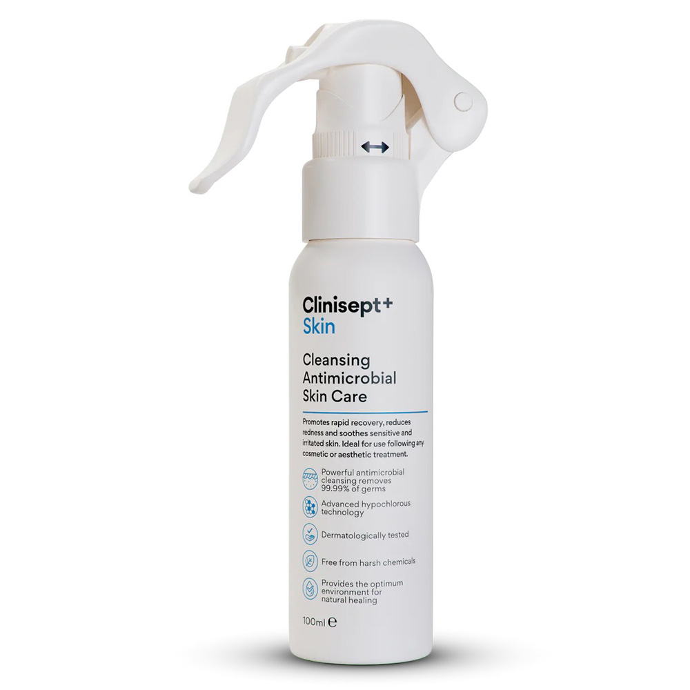 Clinisept+ Skin Cleansing Antimicrobial Hypochlorous Solution 100ml
